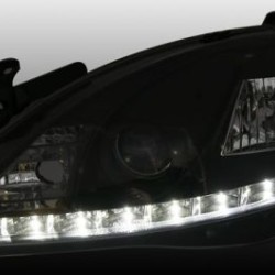 Φανάρια εμπρός led για Opel Corsa C (2001-2006) - μαύρα , με λάμπες (Η1) - σετ 2τμχ. Φανάρια εμπρός led για Opel Corsa C (2001-2006) - μαύρα , με λάμπες (Η1) - σετ 2τμχ.