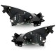 Φανάρια εμπρός led για Opel Corsa D (2006-2010) - black , με λάμπες (Η1) - σετ 2τμχ.
