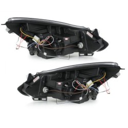 Φανάρια εμπρός led για Opel Corsa D (2006-2010) - chrome , με λάμπες (Η1) - σετ 2τμχ. Φανάρια εμπρός led για Opel Corsa D (2006-2010) - chrome , με λάμπες (Η1) - σετ 2τμχ.