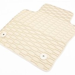 Λαστιχένια πατάκια για AUDI Q3 I 8U (2011-2018) - μπεζ - 4τμχ.