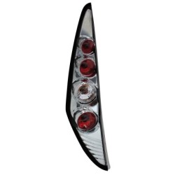 Πίσω φανάρια για Fiat Punto 3D (2000+) - chrome - σετ 2τμχ.