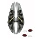 Πίσω φανάρια για Fiat Punto 3D (2000+) - chrome - σετ 2τμχ.