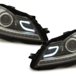 Φανάρια εμπρός led lightbar για Mercedes C-CLASS W204 (2011+) , με λάμπες (Η1) - σετ 2τμχ. Φανάρια εμπρός led lightbar για Mercedes C-CLASS W204 (2011+) , με λάμπες (Η1) - σετ 2τμχ.