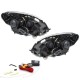 Φανάρια εμπρός led για Mercedes C-CLASS W204 (2011+) , με λάμπες (Η1) - σετ 2τμχ.
