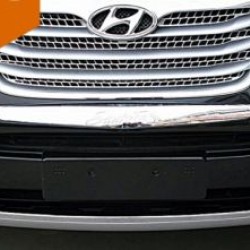 Bull - bar Hyundai Santa Fe (2010-2012) - μαύρα - σετ εμπρός και πίσω