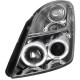 Φανάρια εμπρός angel eyes για Suzuki Swift (2005-2010) - χρωμίου , με λάμπες (Η1) - σετ 2τμχ.