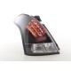 Πίσω φανάρια led για Suzuki Swift (2005-2010) - μαύρα - σετ 2τμχ.