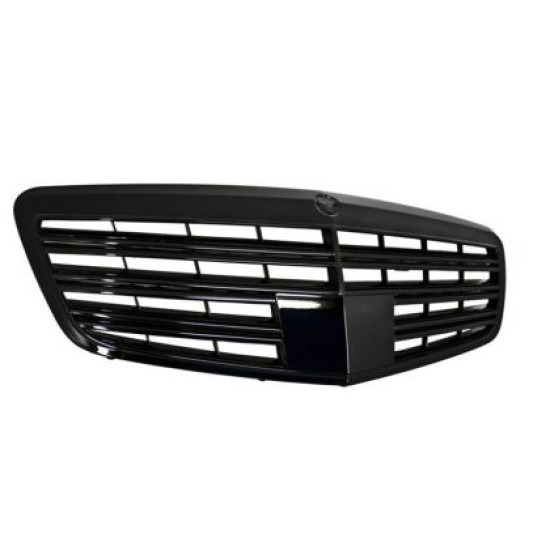 Μάσκα για Mercedes W221 S-Class (2009-2013) -  AMG design μαύρη