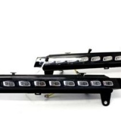 Φώτα ημέρας με φλας για Audi Q7 (2005-2009) σετ 2τμχ.