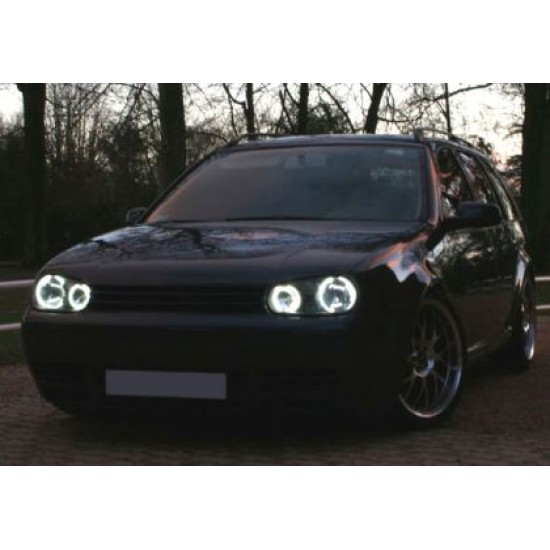 Δαχτυλίδια angel eyes για Vw Golf 4 - CCFL φθορισμού - χωρίς εγγύηση