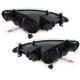 Φανάρια εμπρός angel eyes για Peugeot 307 (2001-2005), με ηλεκ.ρύθμιση , με λάμπες (Η1) - σετ 2τμχ.