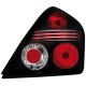 Πίσω φανάρια για Fiat Stilo 3D (2002-2007) - μαύρα - σετ 2τμχ.