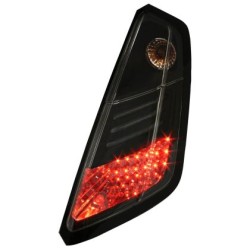 Πίσω φανάρια led για Fiat Grande Punto  (2005-2009)  - μαύρα - σετ 2τμχ.