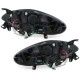 Φανάρια εμπρός led για Fiat Bravo (2007+) - chrome , με λάμπες (Η1) - σετ 2τμχ.
