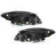 Φανάρια εμπρός led για Kia Ceed (2006-2009) , μαύρα , με λάμπες (Η1) - σετ 2τμχ.