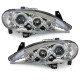 Φανάρια εμπρός angel eyes για Renault Megane (1999-2001) , με λάμπες (Η1) - σετ 2τμχ.