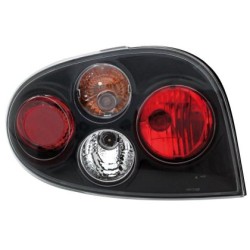 Πίσω φανάρια για Renault Megane coupe (1996-1999) - μαύρα - σετ 2τμχ.