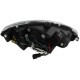 Φανάρια εμπρός led για Seat Altea /Leon / Toledo (2009+) - μαύρα , με λάμπες (Η1) - σετ 2τμχ.