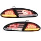 Πίσω φανάρια led για Seat Leon 1P (2005-2009) - black - σετ 2τμχ.