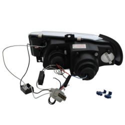 Φανάρια εμπρός angel eyes για Seat ibiza 6K (1993-2000) - chrome , με λάμπες (Η1) - σετ 2τμχ. Φανάρια εμπρός angel eyes για Seat ibiza 6K (1993-2000) - chrome , με λάμπες (Η1) - σετ 2τμχ.