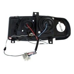 Φανάρια εμπρός led για Seat ibiza 6K (1993-2000) - μαύρα , με λάμπες (Η1) - σετ 2τμχ. Φανάρια εμπρός led για Seat ibiza 6K (1993-2000) - μαύρα , με λάμπες (Η1) - σετ 2τμχ.