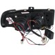 Φανάρια εμπρός led για Seat ibiza 6K (1993-2000) - black , με λάμπες (Η1) - σετ 2τμχ.