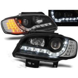 Φανάρια εμπρός led για Seat ibiza 6K2 (2000-2002) - black , με λάμπες (Η1) - σετ 2τμχ. Φανάρια εμπρός led για Seat ibiza 6K2 (2000-2002) - black , με λάμπες (Η1) - σετ 2τμχ.