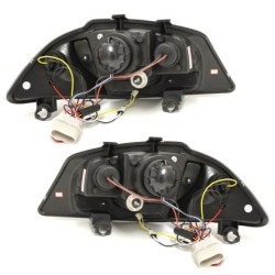 Φανάρια εμπρός led για Seat ibiza 6L (2003-2008) - μαύρα , με λάμπες (Η1) - σετ 2τμχ. Φανάρια εμπρός led για Seat ibiza 6L (2003-2008) - μαύρα , με λάμπες (Η1) - σετ 2τμχ.