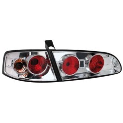 Πίσω φανάρια για Seat ibiza 6L  (2002-2008) sedan / hatchback  - chrome - σετ 2τμχ.