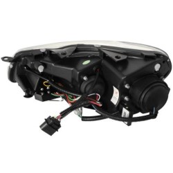 Φανάρια εμπρός led για Vw Golf 6 , μαύρα , με λάμπες (Η1) - σετ 2τμχ. Φανάρια εμπρός led για Vw Golf 6 , μαύρα , με λάμπες (Η1) - σετ 2τμχ.