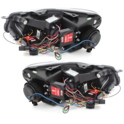 Φανάρια εμπρός led για Vw Golf 6 με DRL , με λάμπες (Η1) - σετ 2τμχ. Φανάρια εμπρός led για Vw Golf 6 με DRL , με λάμπες (Η1) - σετ 2τμχ.