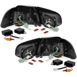 Πίσω φανάρια led για Vw Golf 6 - μαύρα - σετ 2τμχ. Πίσω φανάρια led για Vw Golf 6 - μαύρα - σετ 2τμχ.