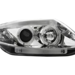 Φανάρια εμπρός angel eyes για BMW Z4 (2003-2009) - CCFL , chrome , με λάμπες (Η1) - σετ 2τμχ.