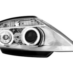 Φανάρια εμπρός angel eyes για Citroen C3 (2002+) - chrome , με λάμπες (Η1) - σετ 2τμχ. Φανάρια εμπρός angel eyes για Citroen C3 (2002+) - chrome , με λάμπες (Η1) - σετ 2τμχ.