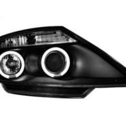 Φανάρια εμπρός angel eyes για Citroen C3 (2002+) - μαύρα , με λάμπες (Η1) - σετ 2τμχ. Φανάρια εμπρός angel eyes για Citroen C3 (2002+) - μαύρα , με λάμπες (Η1) - σετ 2τμχ.