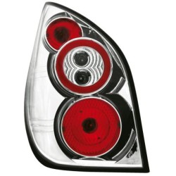 Πίσω φανάρια για Citroen C2 (2003+) - chrome - σετ 2τμχ.