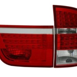 Πίσω φανάρια led για BMW X5 E70 (2007+) - chrome - σετ 2τμχ.