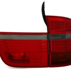 Πίσω φανάρια led για BMW X5 (2007+) - φιμέ φλας - σετ 2τμχ.