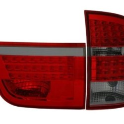 Πίσω φανάρια led για BMW X5 E70 (2007+) - φιμέ - σετ 2τμχ.