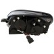 Φανάρια εμπρός angel eyes για Mercedes R170 SLK (1996-2004) , μαύρα , με λάμπες (Η1) - σετ 2τμχ.