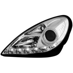 Φανάρια εμπρός led για Mercedes R171 CLK (2004-2011) , με λάμπες (Η1) - σετ 2τμχ.