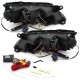 Φανάρια εμπρός led για Vw Tiguan (2007-2011) , chrome , με λάμπες (Η1) - σετ 2τμχ.