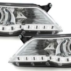 Φανάρια εμπρός led για Vw Tiguan (2007-2011) , με λάμπες (Η1) - σετ 2τμχ. Φανάρια εμπρός led για Vw Tiguan (2007-2011) , με λάμπες (Η1) - σετ 2τμχ.