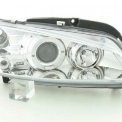 Φανάρια εμπρός angel eyes για Peugeot 106 , με λάμπες (Η1) - σετ 2τμχ.