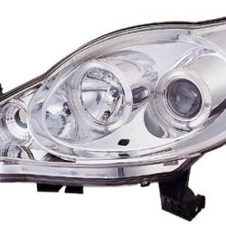 Φανάρια εμπρός angel eyes για Peugeot 107 (2005+) , χωρίς λάμπες (Η7) - σετ 2τμχ.