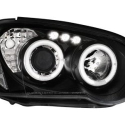 Φανάρια εμπρός led angel eyes για Subaru Impreza (2002-2005) , με λάμπες (Η1) - σετ 2τμχ.