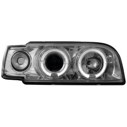 Φανάρια εμπρός angel eyes για Volvo 850 (1992-1997) - chrome , με λάμπες (Η1) - σετ 2τμχ. Φανάρια εμπρός angel eyes για Volvo 850 (1992-1997) - chrome , με λάμπες (Η1) - σετ 2τμχ.