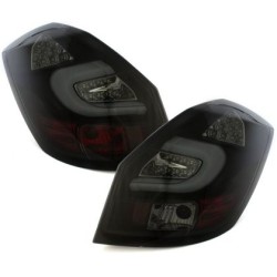 Πίσω φανάρια led για Skoda Fabia ΙΙ 5 πορτο ( 2007-2014)  - φιμέ - σετ 2τμχ.