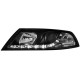 Φανάρια εμπρός led για Skoda Octavia (2004-2009) , μαύρα , χωρίς λάμπες (Η7) - σετ 2τμχ.