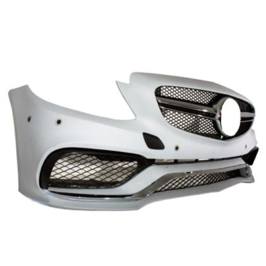 Προφυλακτήρας εμπρός Mercedes C-class W205 (2014+) - AMG look - με μπούκες